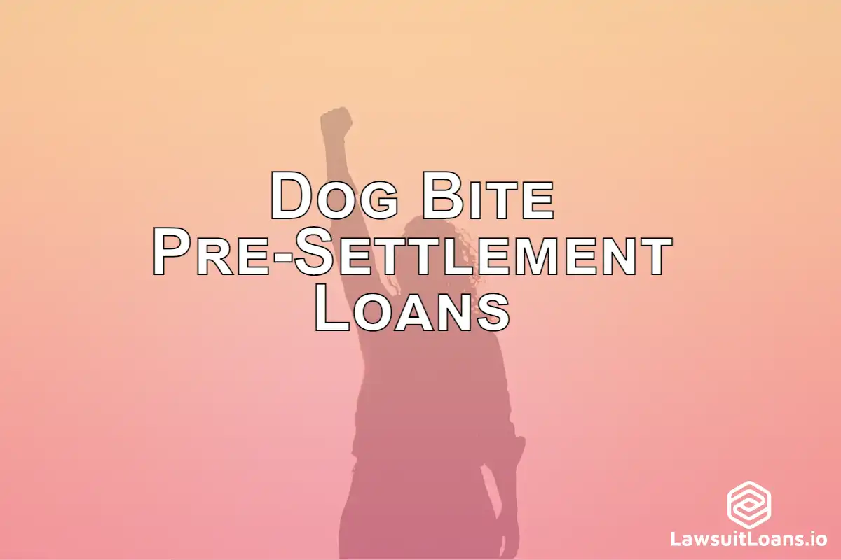 Dog Bite Pre-Settlement Loans - If you've been injured by a dog bite, you may be able to get a pre-settlement loan to help with your expenses.